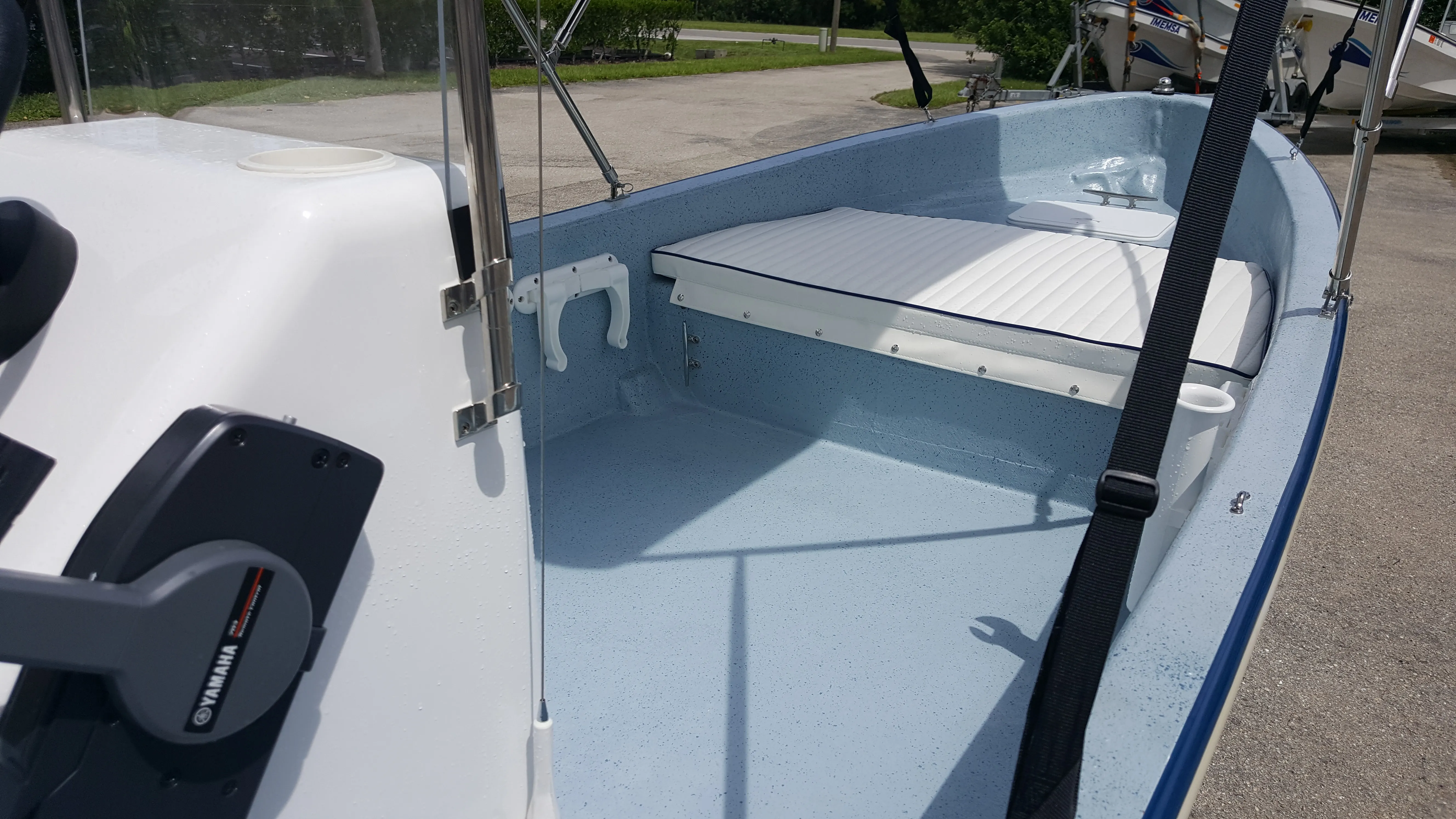 Panga boat on the water — working boat heritage