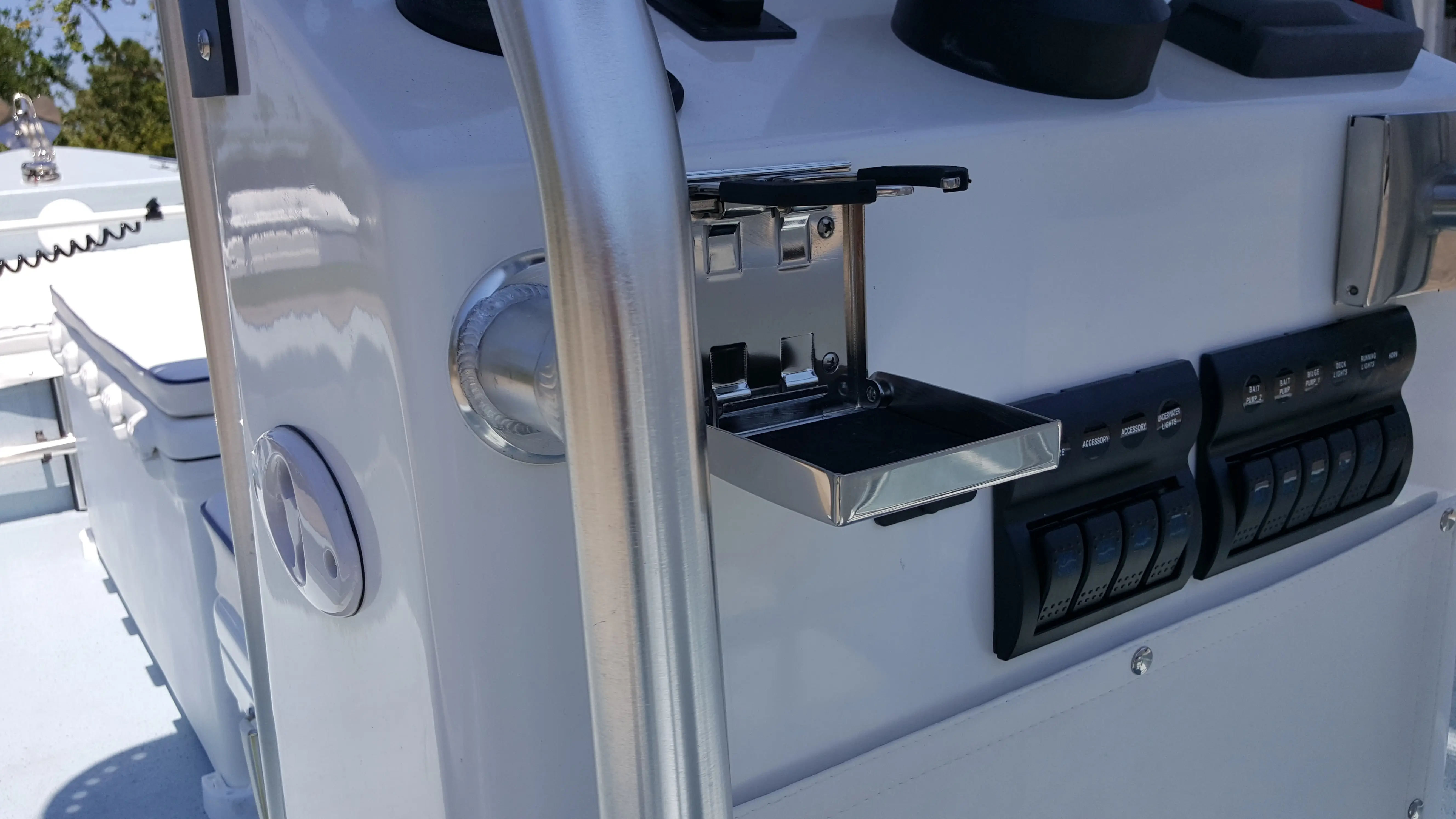 Panga Boats USA — Console switch panel · Close-ups