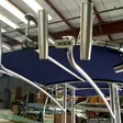 Rod Holders Welded to T-Top or Leaning Post on a Panga Boats USA build