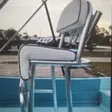 Lean Post Foot Rest on a Panga Boats USA build